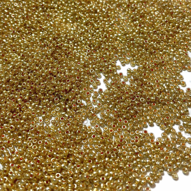 MOSTACILLAS 2X1.5MM METALIZADAS - DORADO