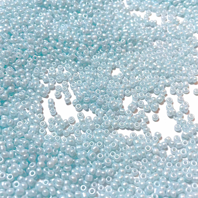 MOSTACILLAS 2X1.5MM PERLADAS - CELESTE