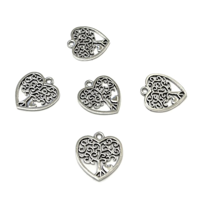 DIJE ARBOL - CORAZON 1620 17X17MM