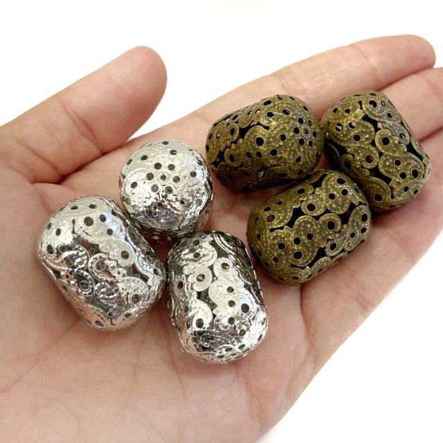 BOLITA TUBO FORMA FILIGRANA 29X20MM  - 127