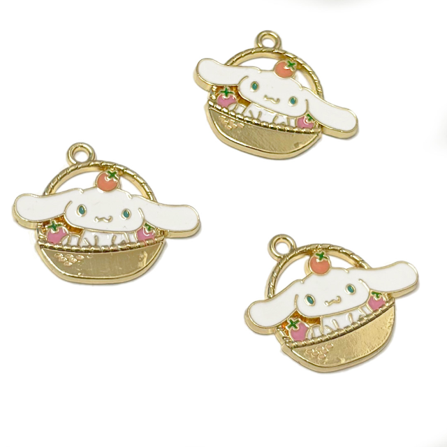 DIJE ESMALTADO PERSONAJE 21X29MM - CINNAMOROL