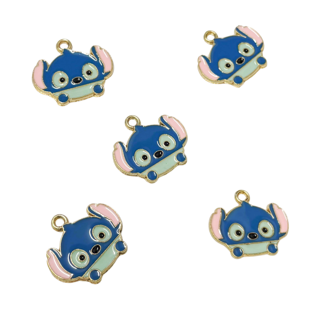 DIJE ESMALTADO PERSONAJE 16X22MM - STITCH