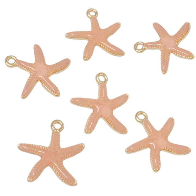 DIJE ESMALTADO ESTRELLA DE MAR 21X24MM