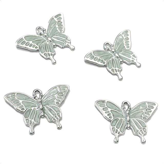 DIJE ESMALTADO MARIPOSA 19X29MM