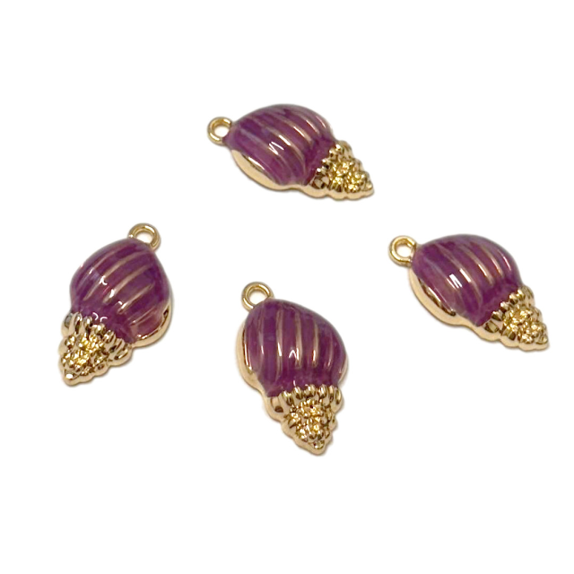 DIJE ESMALTADO CARACOL - BUZIO 21X14MM