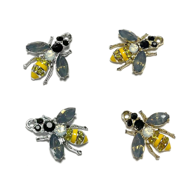 DIJE STRASS ABEJA 21MM