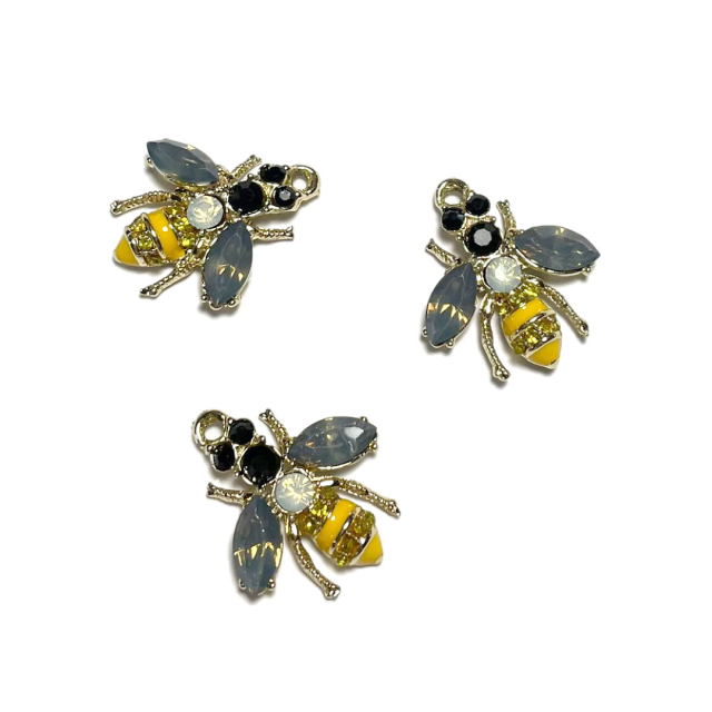 DIJE STRASS ABEJA 21MM