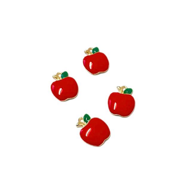 DIJE ESMALTADO MANZANA 14X12MM