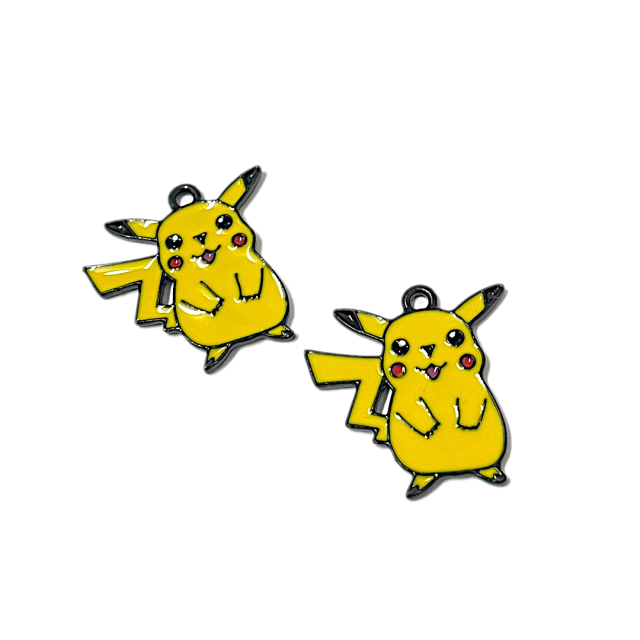 DIJE ESMALTADO PIKACHU - POKEMON 24X21MM