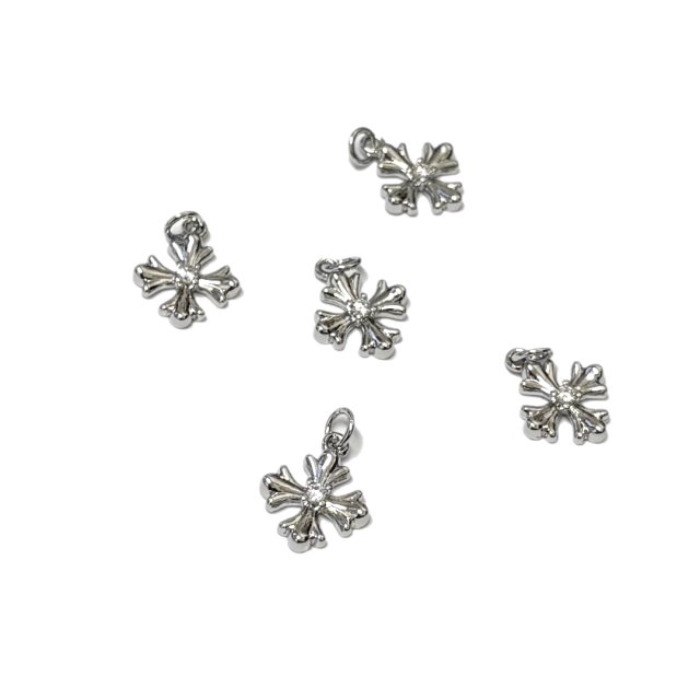 CRUZ 10.5MM - BAÑO DE RODIO