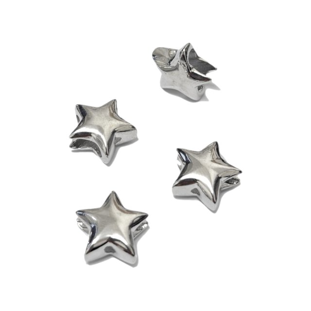 DIJE ESTRELLA 17MM - BAÑO DE RODIO (SEPARADOR)