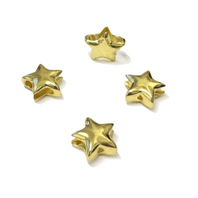 DIJE ESTRELLA 17MM - BAÑO DE ORO (SEPARADOR)