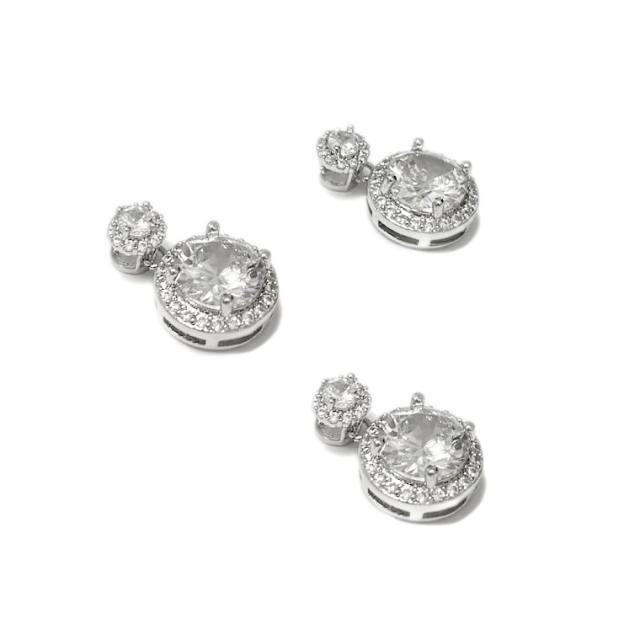 DIJE MEDALLA CIRCULO 14MM - BAÑO DE RODIO