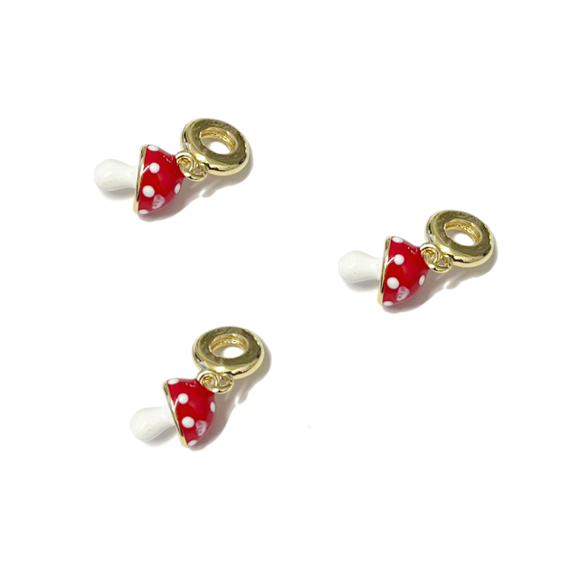 DIJE HONGO - HONGUITO 14X9MM - BAÑO DE ORO