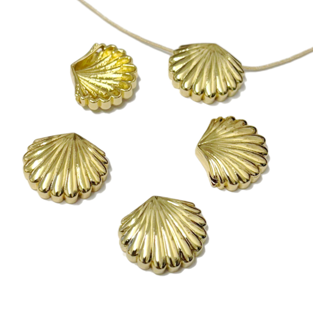 DIJE CARACOLA 20X23 MM - BAÑO DE ORO (SEPARADOR)