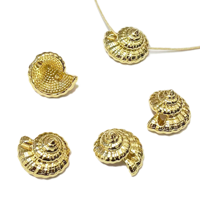 DIJE CARACOL 18X20MM - BAÑO DE ORO  (SEPARADOR)