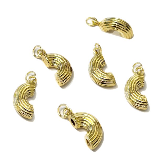 DIJE ARCOIRIS 14X8MM - BAÑO DE ORO