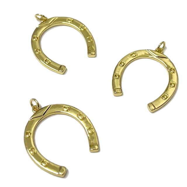 DIJE HERRADURA 25MM - BAÑO DE ORO