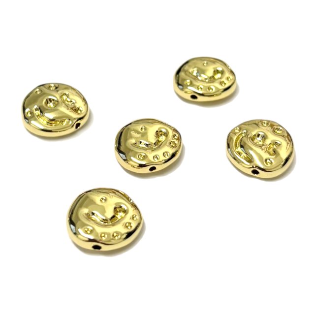 SEPARADOR CIRCULO 13MM - BAÑO DE ORO