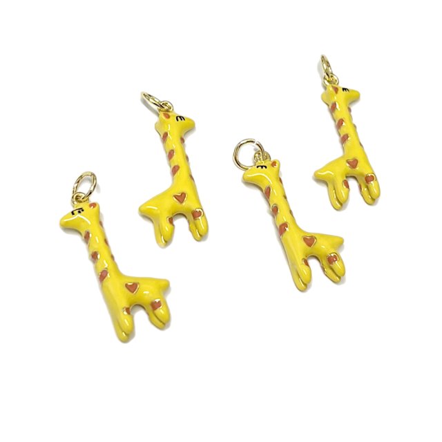 DIJE JIRAFA 21X15MM - BAÑO DE ORO
