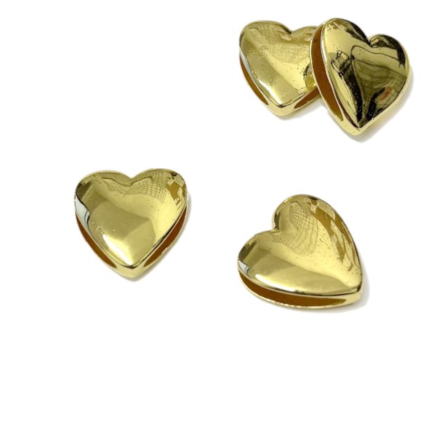 DIJE CORAZON 20MM - BAÑO DE ORO (SEPARADOR)