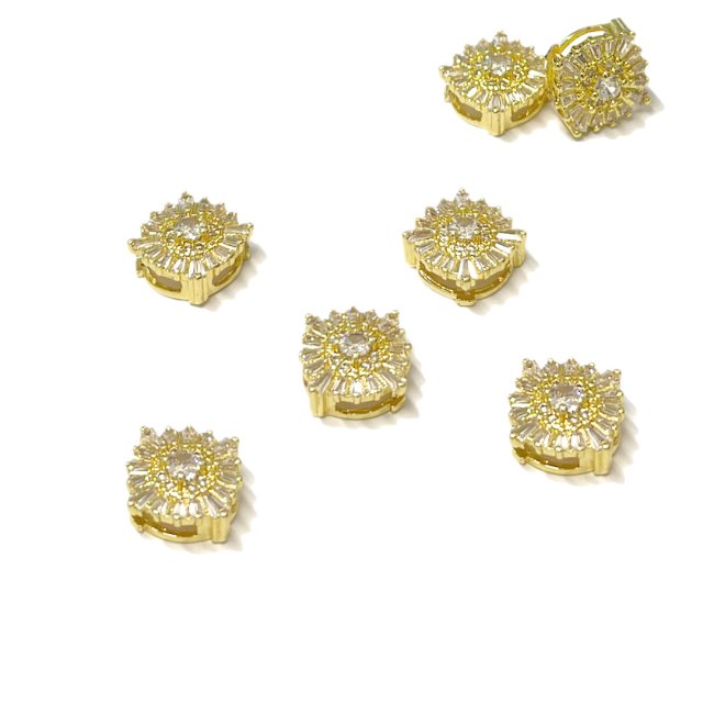 DIJE ROMBO 12MM - BAÑO DE ORO (SEPARADOR)