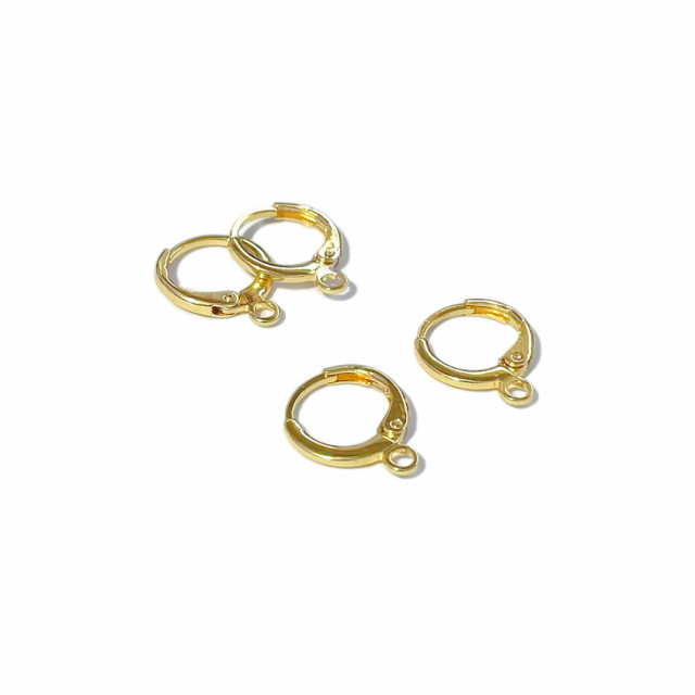 BRISURA CARAVANA REDONDA 11X1MM - BAÑO DE ORO