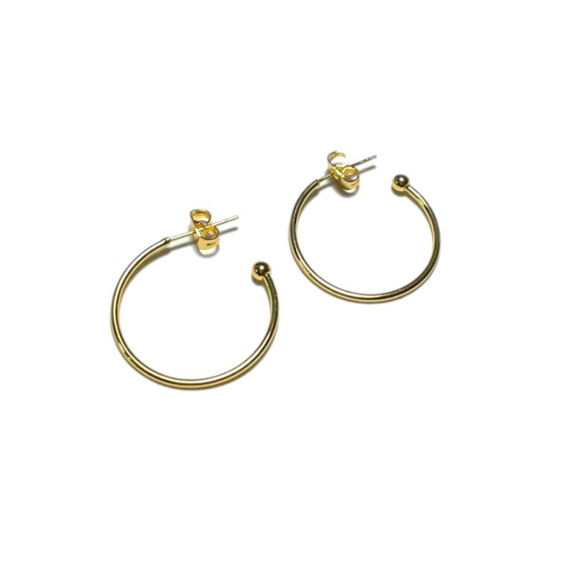 BASE DE CARAVANA ARO ABIERTO 20MM  - BAÑO DE ORO