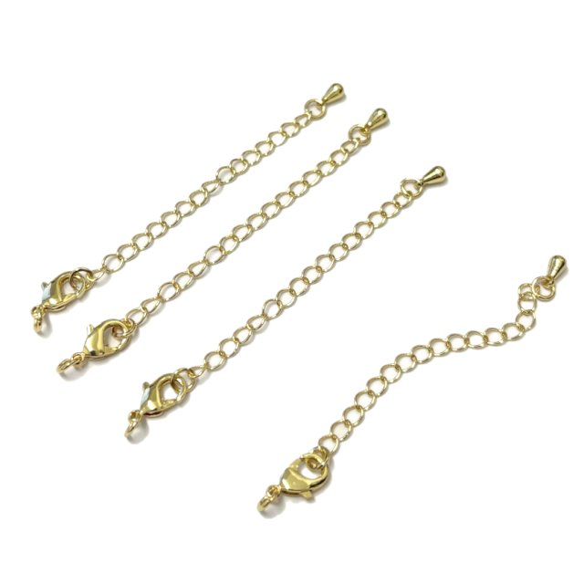 ALARGUE CADENA PARA COLLAR O PULSERA - BAÑO DE ORO