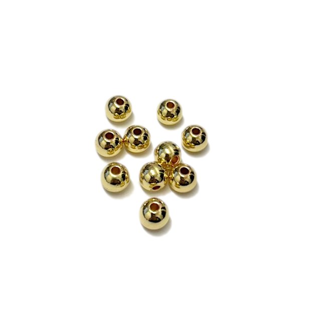 BOLITA 8MM - BAÑO DE ORO