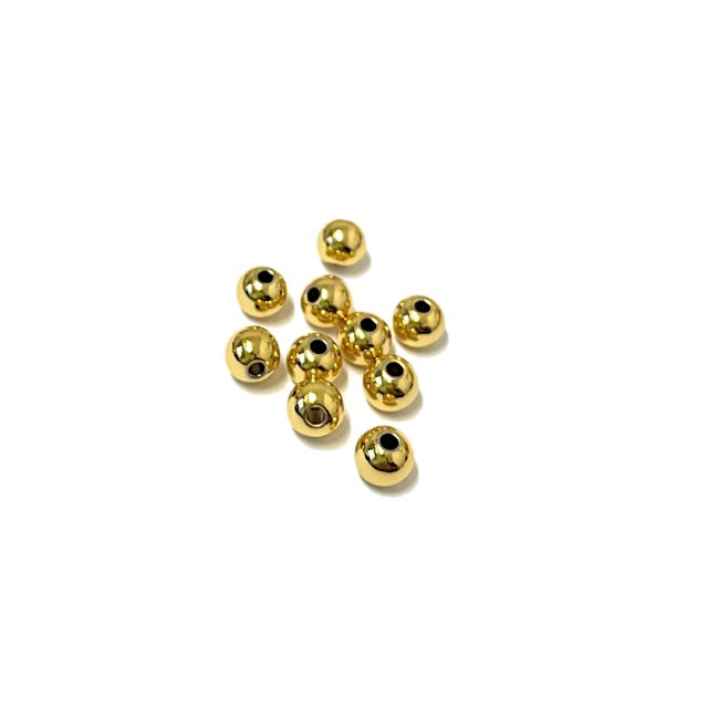 BOLITA 6MM - BAÑO DE ORO