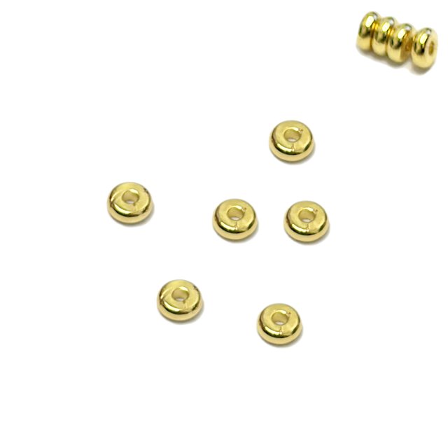 SEPARADOR DONA DISCO 4X2MM - BAÑO DE ORO