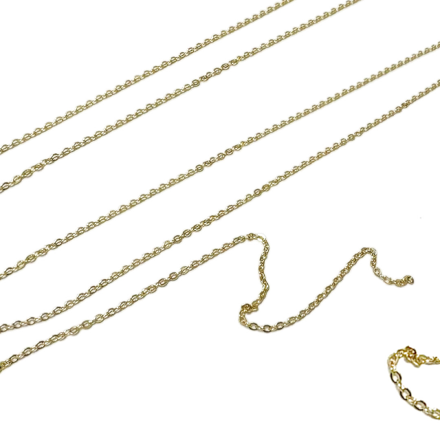 CADENA DERECHA 235SF (0.3X2.5X1.5MM) - BAÑO DE ORO