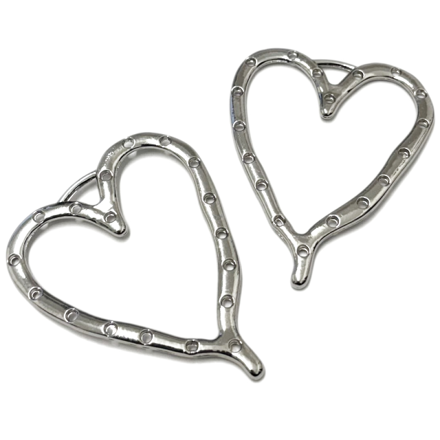 DIJE CORAZON 68X54MM - PUNTOS 3MM