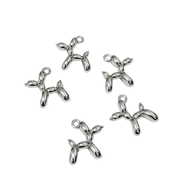 DIJE PERRO GLOBO 17MM