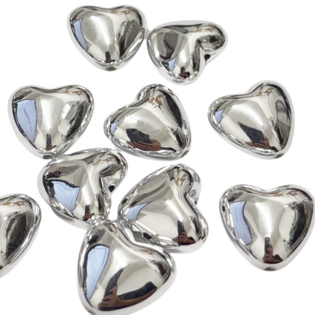 DIJE CORAZON 19X19MM - PLASTICO (SEPARADOR)