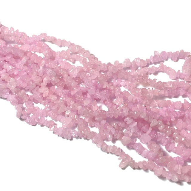PIEDRA ESCALLAS CUARZO ROSA (COLOR REALZADO CON TINTA)