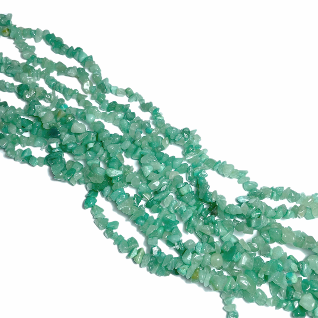 PIEDRA ESCALLAS CUARZO VERDE - AVENTURINA VERDE (COLOR REALZADO CON TINTA)