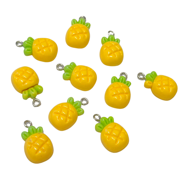 DIJE FRUTA ANANA 17X12MM