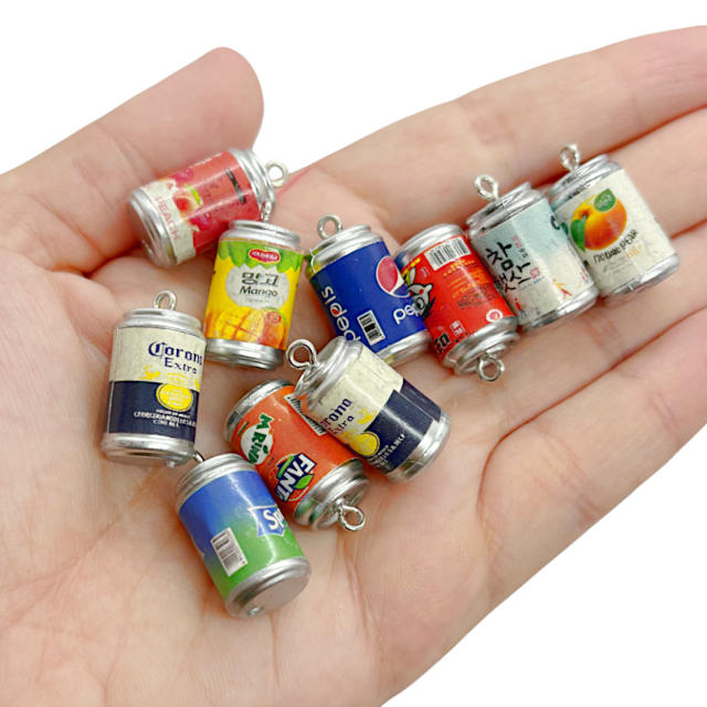 DIJE BOTELLA LATAS 19X12MM - SURTIDOS