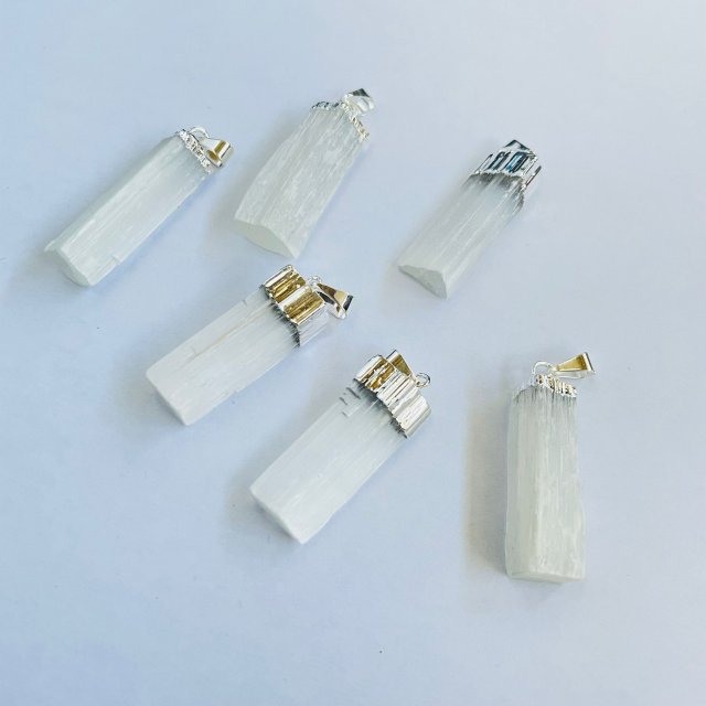 PIEDRAS ELECTRO SELENITA (3.5-4.5CM APROX) ANTES $140