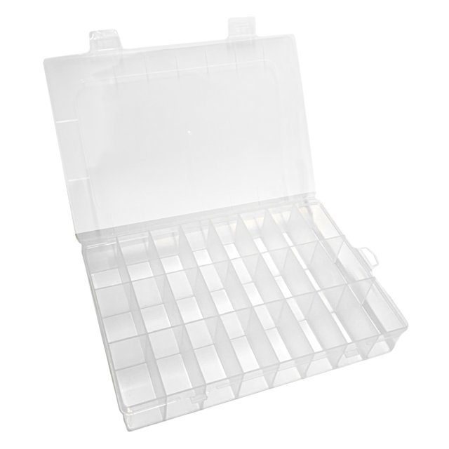 CAJA ORGANIZADORA 19.5X13X3.5CM (24R-FIJAS) - PARA KIT