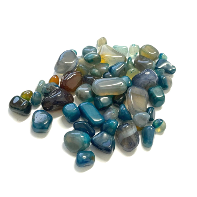 AGATA TEÑIDA AZUL - 100G