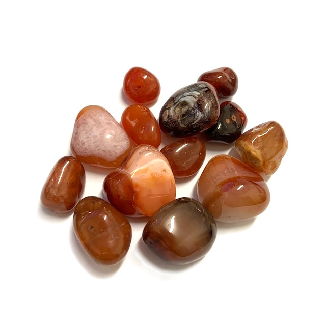 AGATA MARRON CON VETAS-LISTRADA PULIDA -100G	