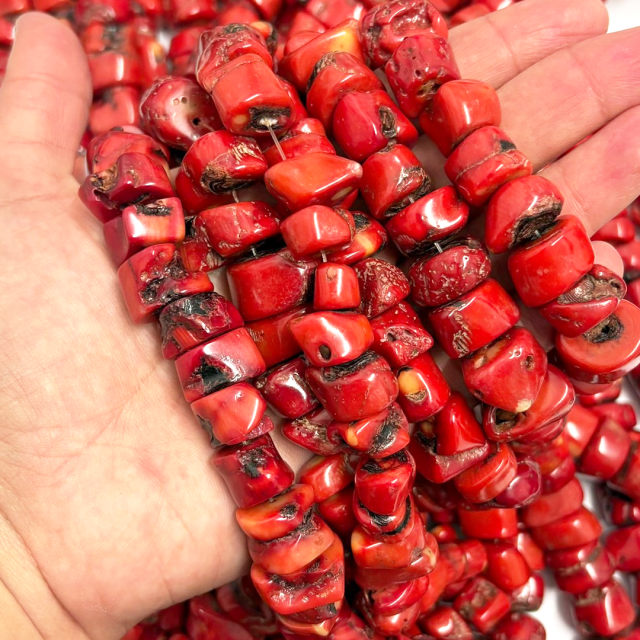 CORAL TUBITOS 10-15MM APROX (COLOR REALZADO CON TINTA)