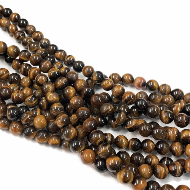 PIEDRAS BOLITAS 12MM - OJO DE TIGRE