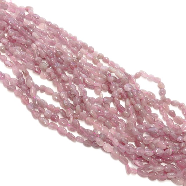 PIEDRA IRREGULAR 8X6MM - CUARZO ROSA MADAGASCAR