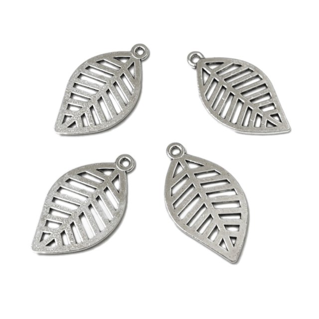 DIJE FLORA HOJA 3294 22X18MM