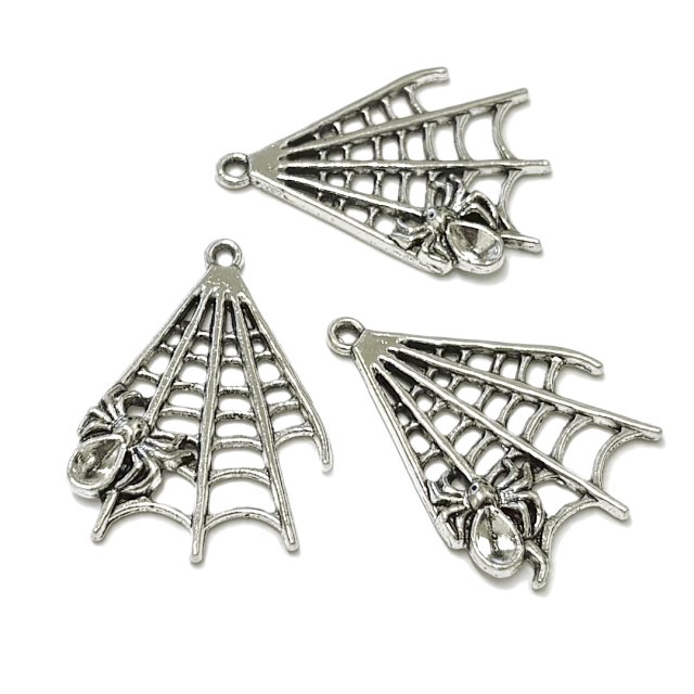 DIJE ARAÑA - TELARAÑA 3782 29X23MM