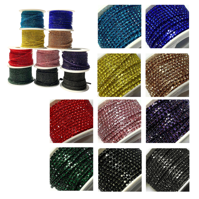 STRASS TIRA 2.5MM (COLORES)